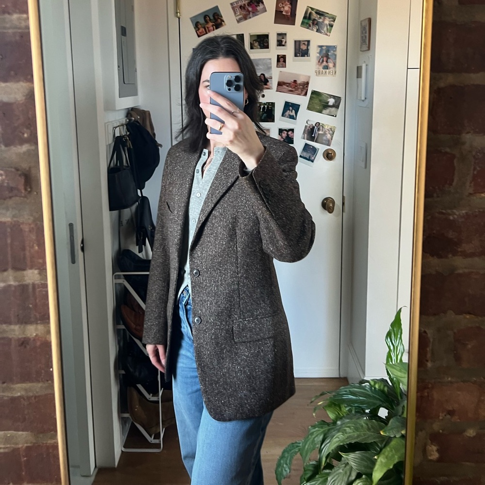 Vintage 90’s Barneys Brown Blazer